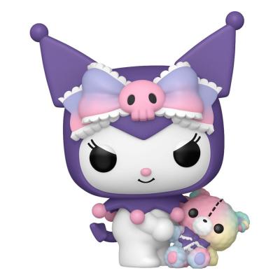 Figurine Funko Pop! N&deg;129 Hello Kitty Kuromi Avec Ours