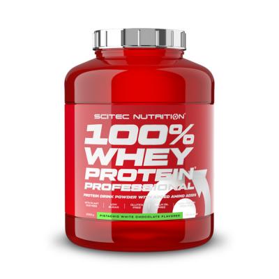 Scitec Nutrition 100% Whey Protein Professional 2350g Pistachio White Chocolate - Lactos&eacute;rum