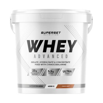 Whey prot&eacute;ine - Superset Nutrition - 100% WHEY PROTEINE ADVANCED (4KG) - Saveur Nutella