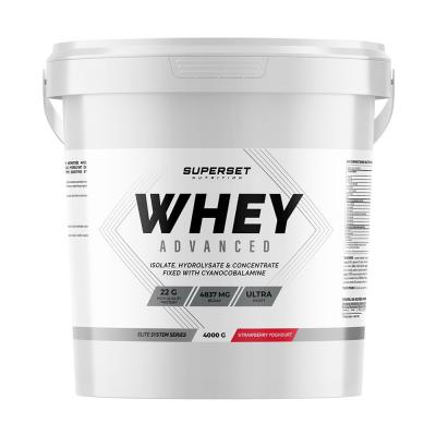 Superset Nutrition 100% Whey Proteine Advanced (4kg) Whey prot&eacute;ine Whey prot&eacute;ine ultrafiltr&eacute;e