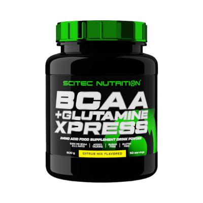 Bcaa + Glutamine Xpress (600gr)Agrumes BcaaScitec Nutrition