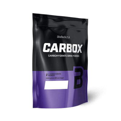 BioTechUSA Carbox, Boisson en poudre contenant 5 types de glucides, 1 kg, P&ecirc;che