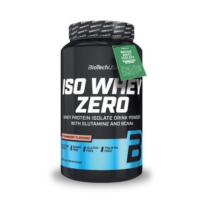 Iso whey zero 908g biotech usa fraise whey isolate