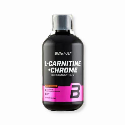 Biotech USA Liquide L-carnitine +chrome 500 ml - L-carnitine