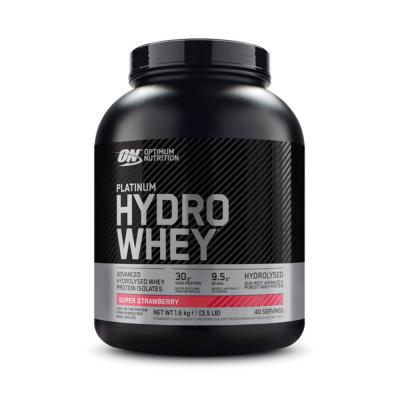 Platinum Hydrowhey (1,6kg)Fraise Whey Hydrolys&eacute;eOptimum Nutrition
