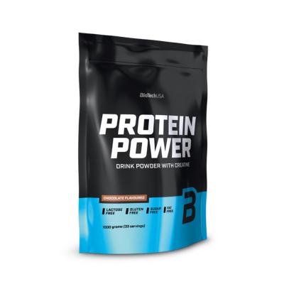 Protein Power (1kg)Fraise Banane Whey ComplexBiotech Usa