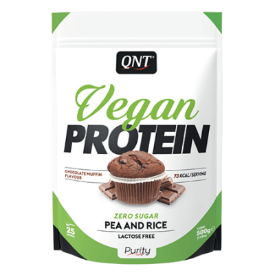 QNT Nutrition Prot&eacute;ine V&eacute;g&eacute;talienne 500 gr Muffin au chocolat