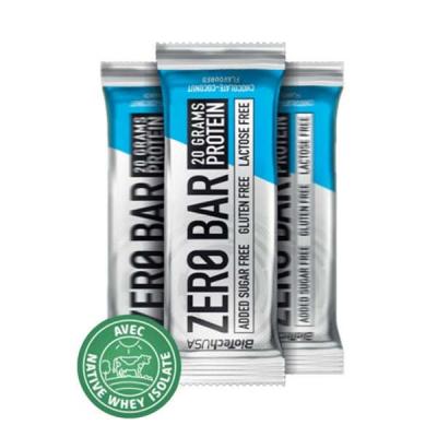 Biotech USA Zero Bar 50g Chocolat noix de coco - Barres prot&eacute;in&eacute;es