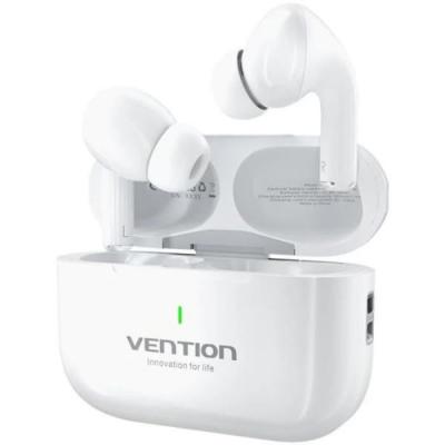 Casque Vention sans fil Bluetooth 5.4 avec autonomie 6h, tactile, blanc IPX4
