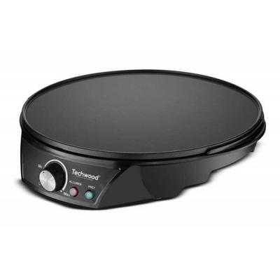 Cr&ecirc;pi&egrave;re &eacute;lectrique Techwood TCP-126, diam&egrave;tre 30cm, 1200W, noire
