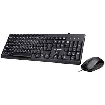 Gigabyte KM6300 clavier USB QWERTY Espagnole Noir