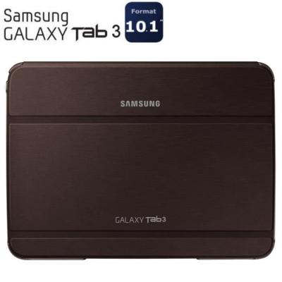 Etui support Samsung Book Cover pour Galaxy Tab3 10"" , Marron