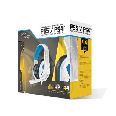 Steelplay - Casque Filaire St&eacute;r&eacute;o - Hp44 - Blanc/Bleu PS5