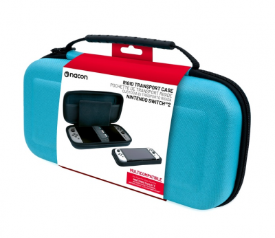 Pochette de Transport Rigide Bleu Nintendo Switch 2