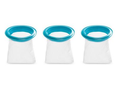 Lot de 3 sachets &agrave; d&eacute;bris pour kit d'entretien Intex