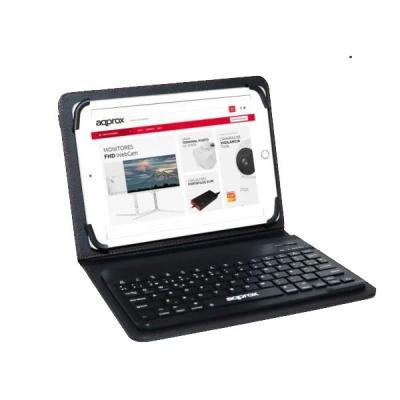 Approx Bluetooth Universal 10.1&acute;&acute; Keyboard Cover Clair
