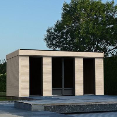 Abri de jardin bois DECOR HOME / 15.24m&sup2; / toit plat