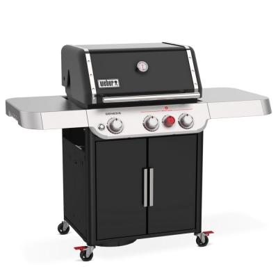 Barbecue &agrave; gaz Weber Genesis E6325S 15200 W Noir et Argent 