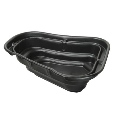 Bassin pr&eacute;form&eacute; Start 750 - Noir poly&eacute;thyl&egrave;ne - 202x160x55cm - 750L