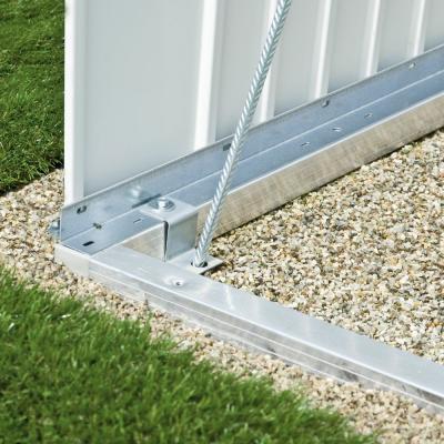 Cadre de sol en aluminium pour abri de jardin AvantGarde taille 8