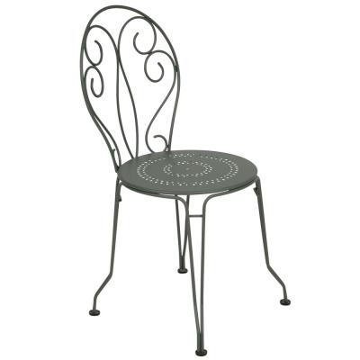 Chaise Montmartre - Ronde - Acier - Romarin - 87cm