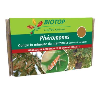 Ph&eacute;romones contre la mineuse du marronnier BIOTOP - Lot de 2 capsules