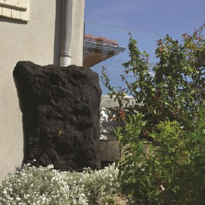 R&eacute;cup&eacute;rateur d'eau de pluie BELLIJARDIN Rocher anthracite 300 L