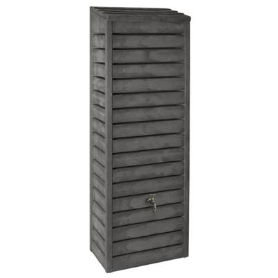 R&eacute;cup&eacute;rateur &agrave; eau 300 L. Forestier anthracite aspect bois