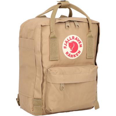 Fj&auml;llr&auml;ven Sac &agrave; dos 'Kanken' camel / blanc / rouge