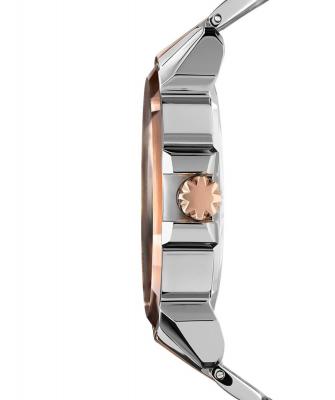 JOWISSA Montre &agrave; affichage analogique 'LeWy 3' Swiss Men' argent / or rose / vert