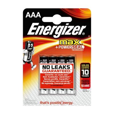 Pile alcaline AAA / LR3 Max - Lot de 4 (blister 4 unit&eacute;s)
