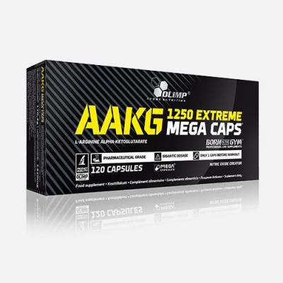 AAKG eXtreme 1250 Mega Caps - Olimp Supplements - 120 G&eacute;lules