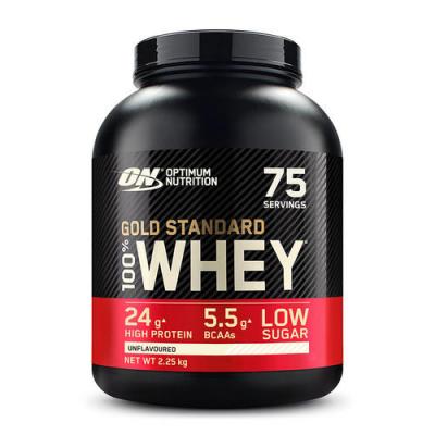 Optimum Nutrition 100% Whey Gold Standard 2,27kg Aucune saveur - Lactos&eacute;rum