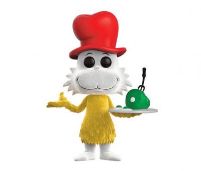 DR SEUSS-BOBBLE HEAD POP N&deg;05-SAM I AM FLOCKED 