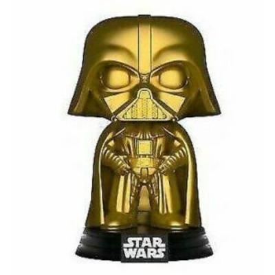 Figurine Funko Pop - Star Wars Exclusivit&eacute; Walmart N&deg;157 - Dark Vador - M&eacute;tallique Or (43015)