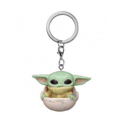 Figurine Funko Pop Keychain Mandalorian Child in Canister 