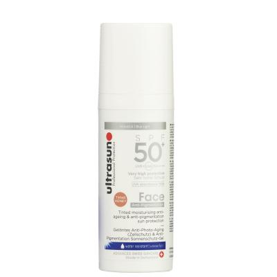 Ultrasun Face cr&egrave;me Solaire Teint&eacute;e Anti-Pigmentation SPF50+ 50ml