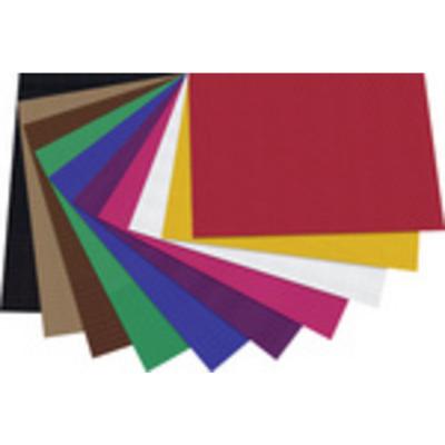 Feuille ondule ondulor media 50x70 assorti - Paquet de 10