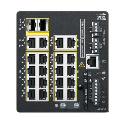 Cisco Catalyst IE3100 G&eacute;r&eacute; L2/L3 Gigabit Ethernet (10/100/1000) Noir