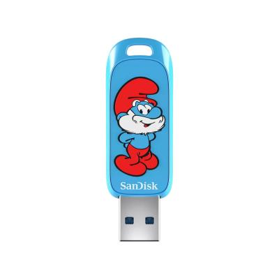 Sandisk Cl&eacute; Usb Smurfs-brainy Smurf Edition 64 Gb