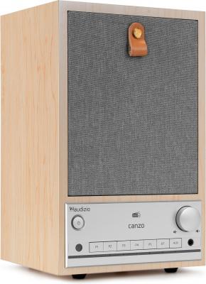 Radio Internet Audizio Canzo avec tuner DAB+/FM, bois clair - Lecteur simple CD/DVD et MP3