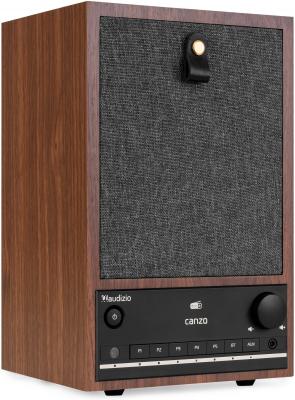 Radio Internet Audizio Canzo avec tuner DAB+/FM, finition noyer - Lecteur simple CD/DVD et MP3