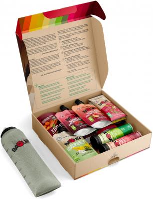 Baouw - Barres et pur&eacute;es nutritionnelles - Coffret Trail Baouw  en Bois