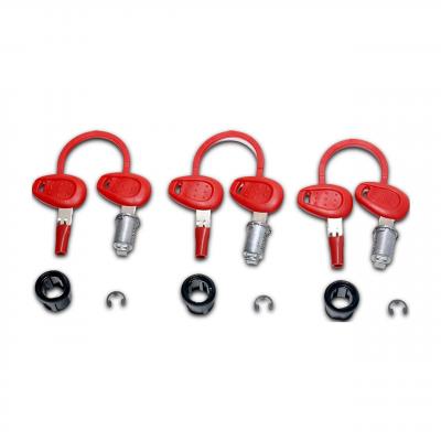 Givi Z228 Lot de 3 serrures de Serrure &agrave; Combinaison Noir 40