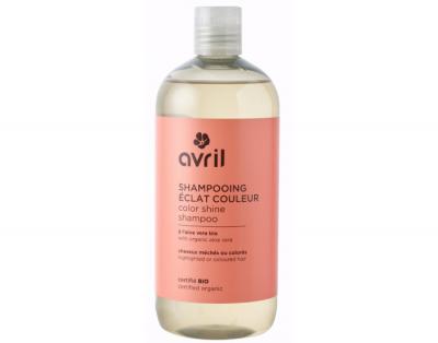 Avril - Shampooing Eclat Couleur &Agrave; L'aloe Vera - 500ml - Certifi&eacute; Bio