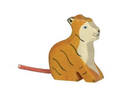 Holztiger - 80138 - Figurine - Tigre, Petit, Assis