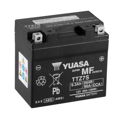 Batterie 12v 6 ah ytz7s mf haute performance prete a l'emploi (lg113xl70xh105)