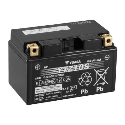 YUASA Batterie ferm&eacute;e sans entretien, moto & scooter, YTZ10S