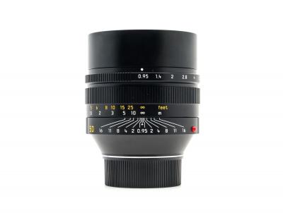 Leica Noctilux M 50mm f/0.95 ASPH Anodis&eacute; argent 