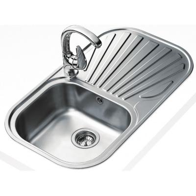 Evier &agrave; une cuve avec &eacute;gouttoir Teka R&eacute;versible Acier inoxydable